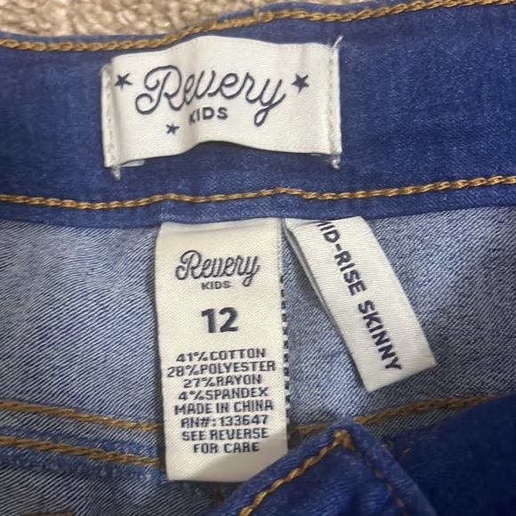 Revery jeans kids size 12 - Picture 2 of 2